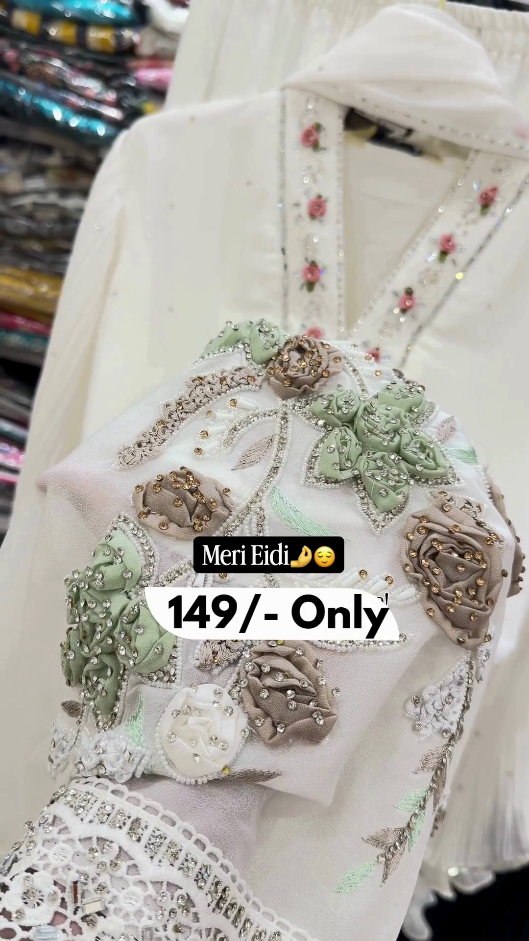 Luxury  Embroidered Festive Kurti & Palazzo Set