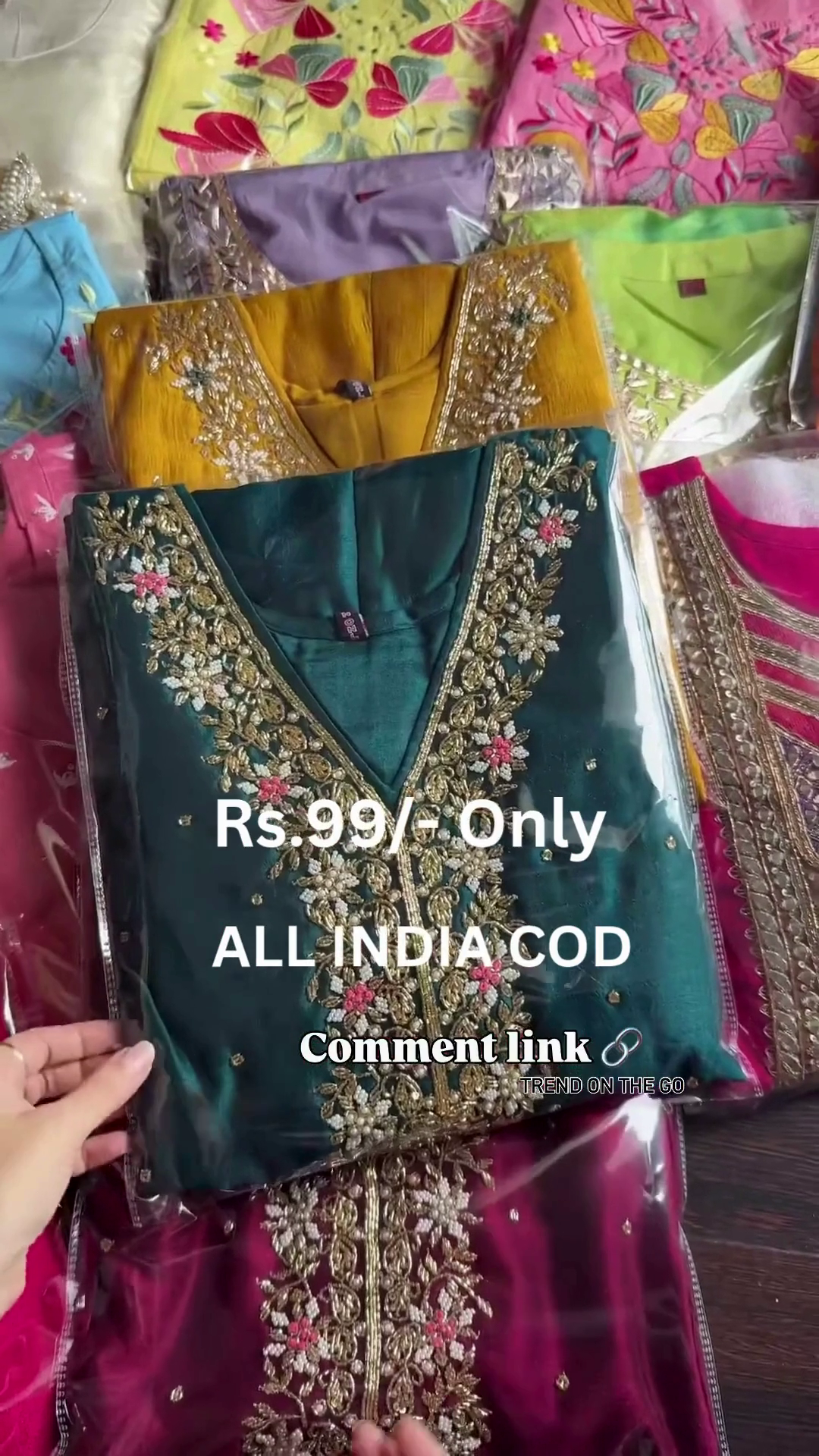 Premium Embroidered Silk Blend Kurti