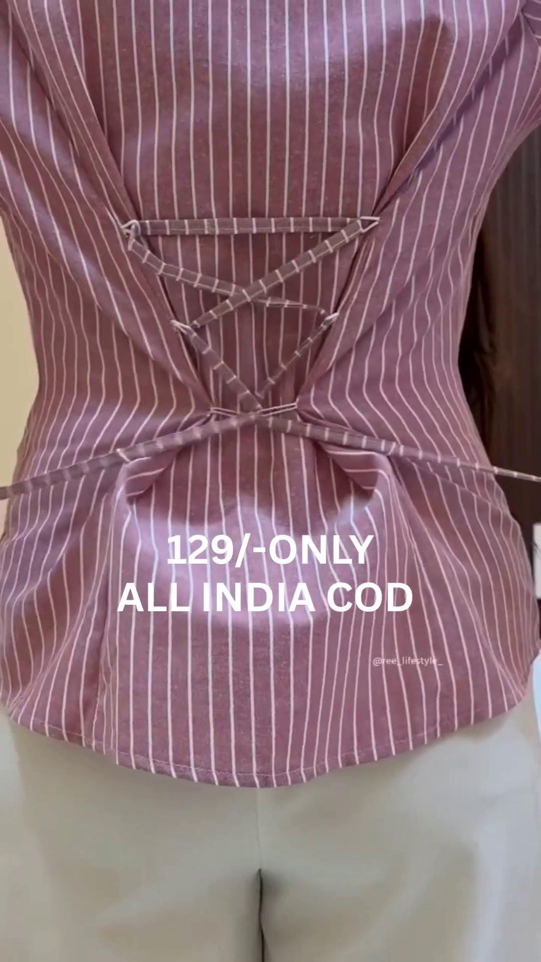 Women’s Belted Wrap Style Longline Shirt Top