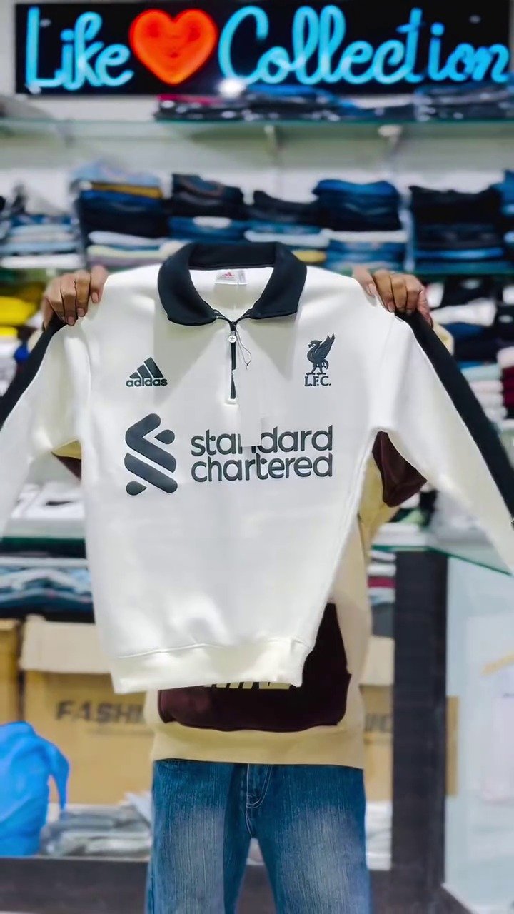 Yellow Casual  Liverpool-Inspired Premium  Sweatshirt