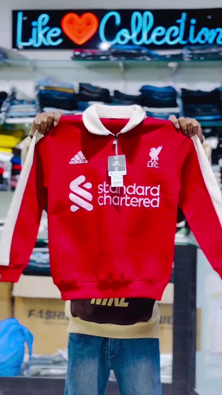 Yellow Casual  Liverpool-Inspired Premium  Sweatshirt