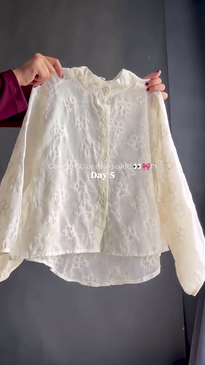 Ivory Garden Embroidered Floral Shirt