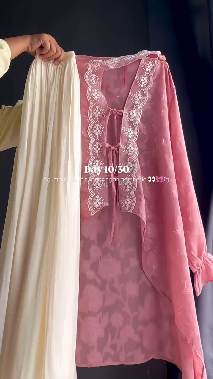 Stylish Blush Pink Modest Layered Maxi Dress