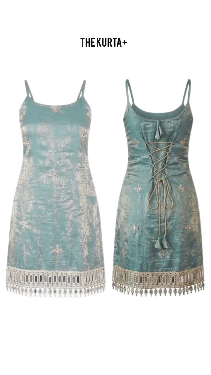 Sea Green Embroidered Sharara Suit Set with Dupatta