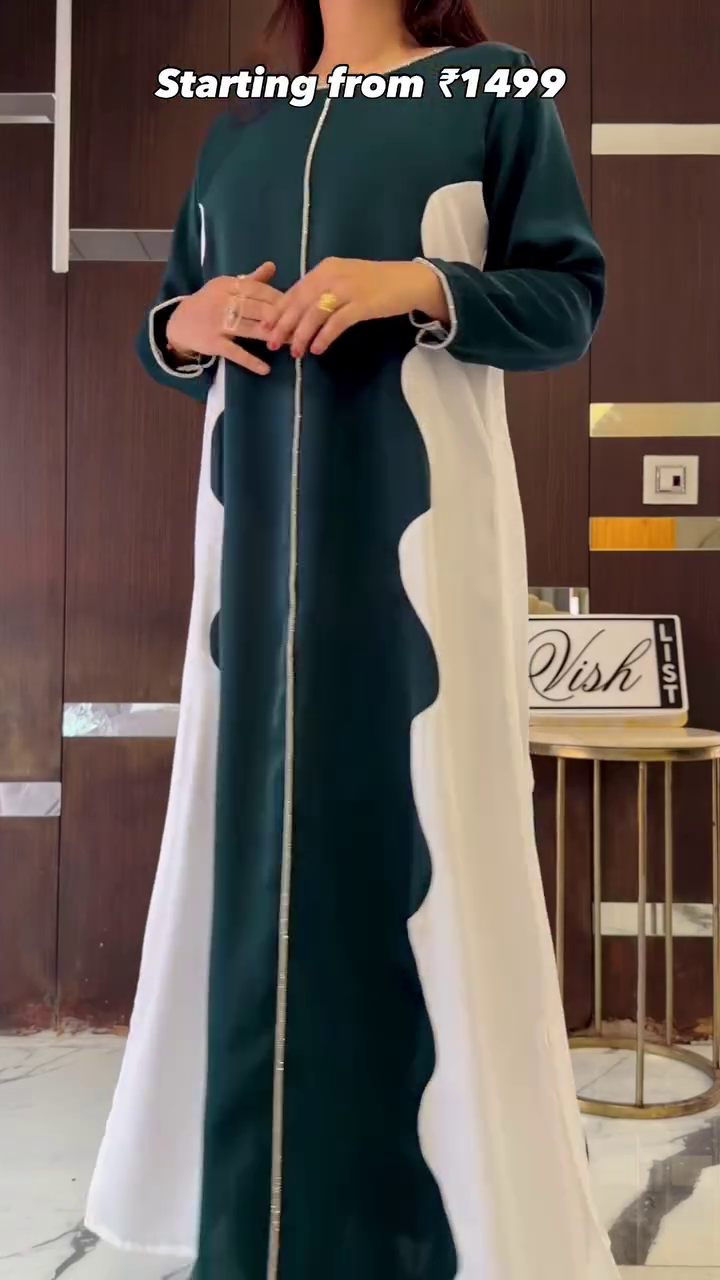 Black & White Color Block Front Zip Maxi Dress