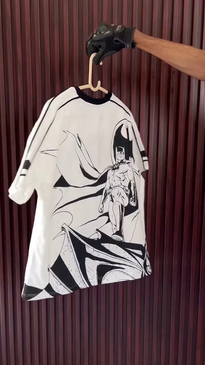 Oversized Graphic Printed Cotton T-Shirt for Men & Women