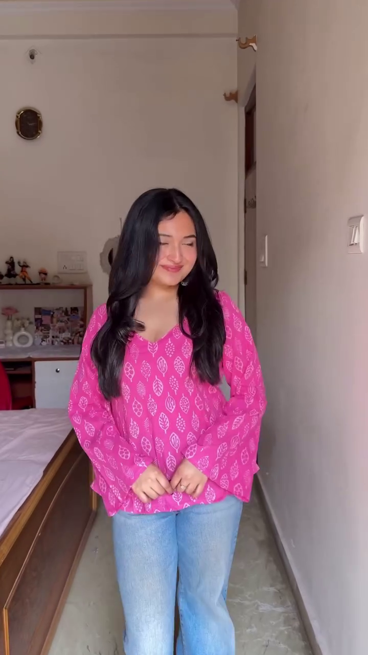 Ivory Paisley Printed Casual Top