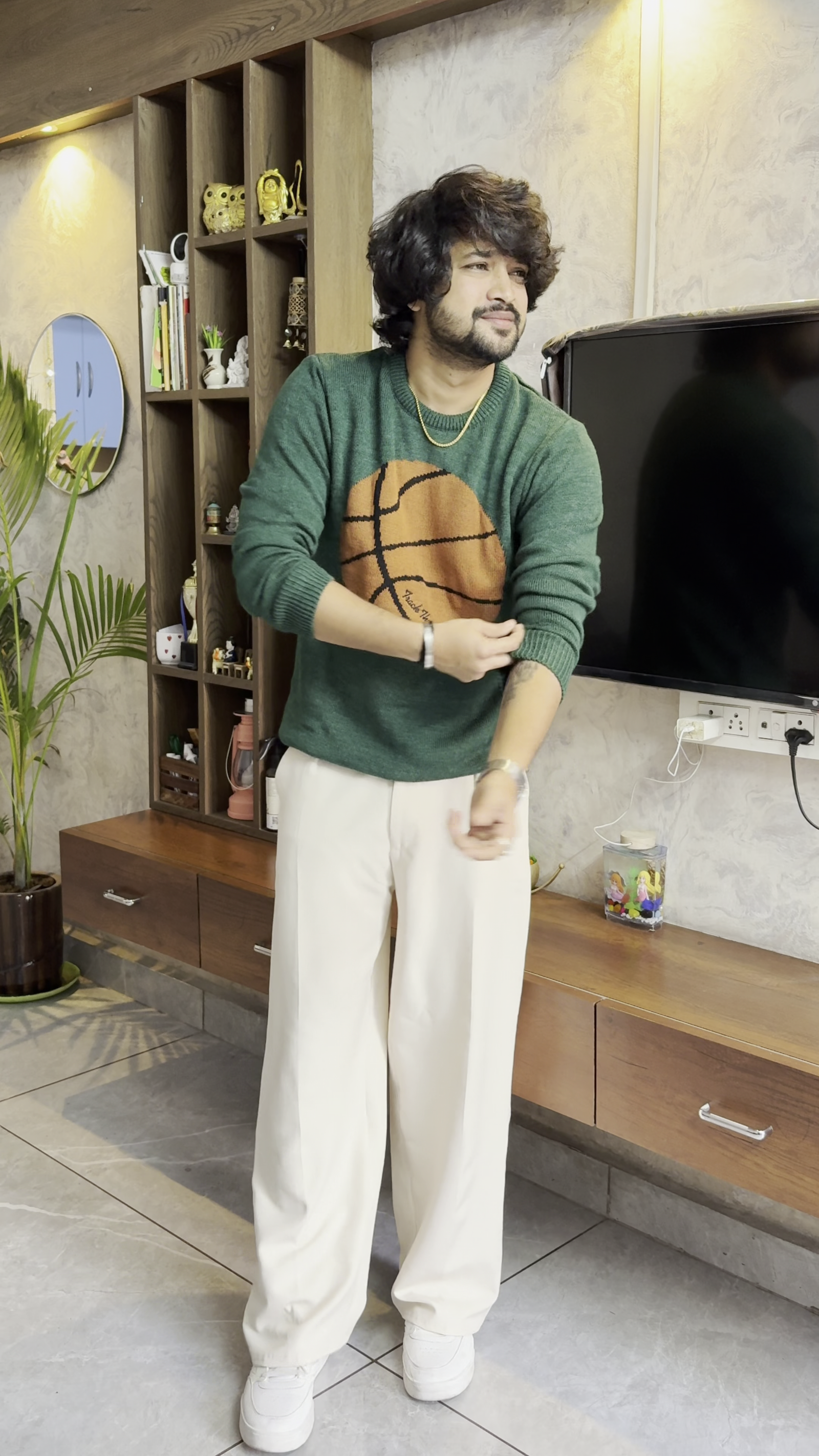 Men's Textured Knit Casual Sweater